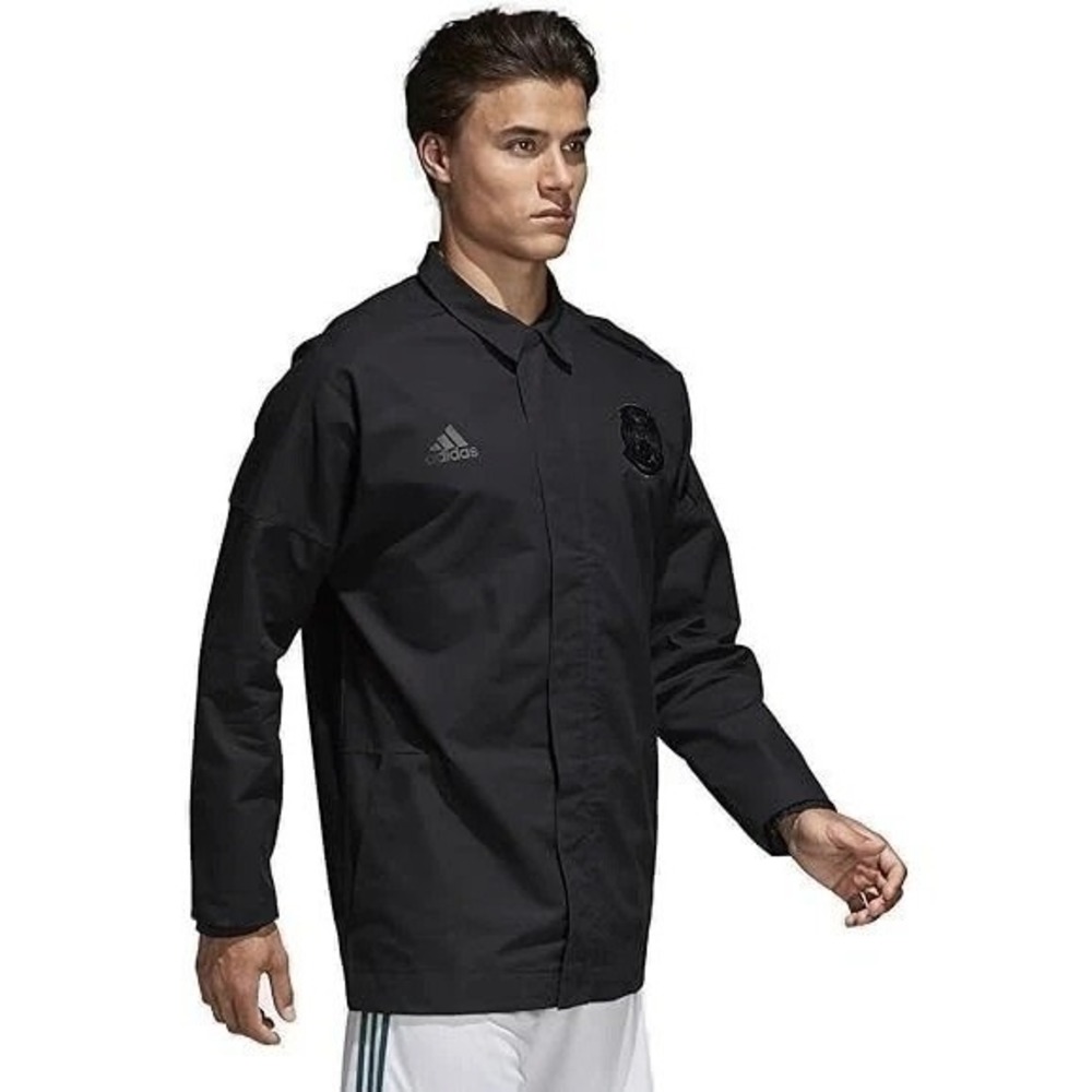 Adidas Soccer Futbol Mexico ZNE WOVEN FMF 2018 World Cup Jacket Black Sz M